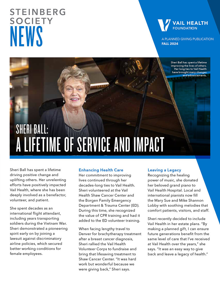 Vail Health Fall 2024 Newsletter cover