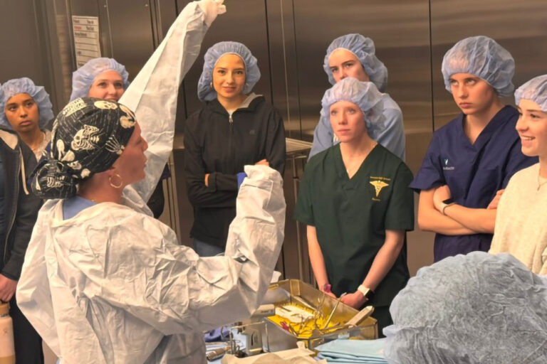 Summit Students Students participating in the Vail Health Explorers program