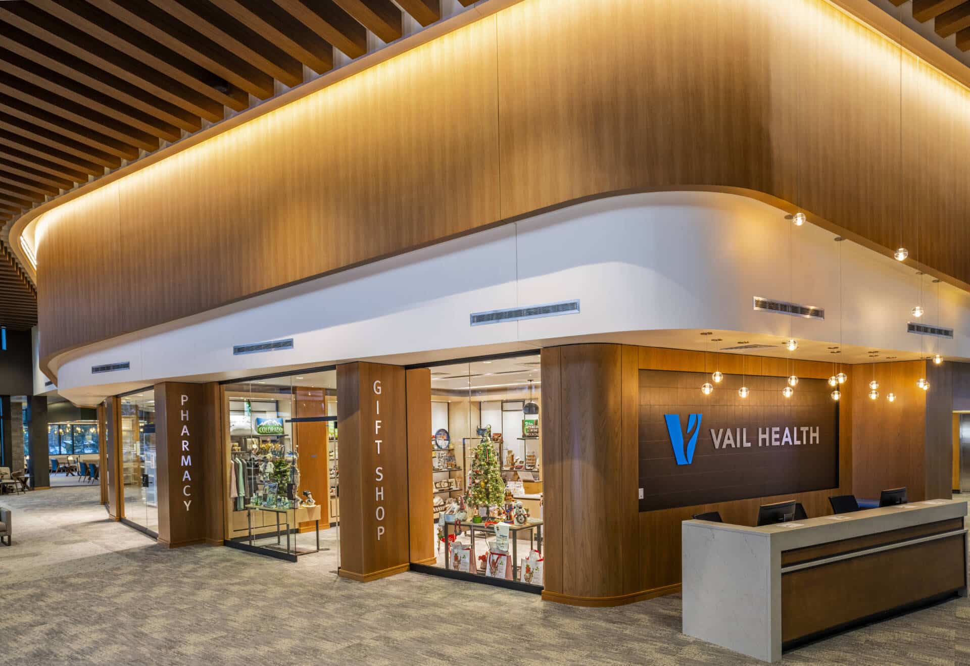 Vail Health Hospital, displaying cleanliness.