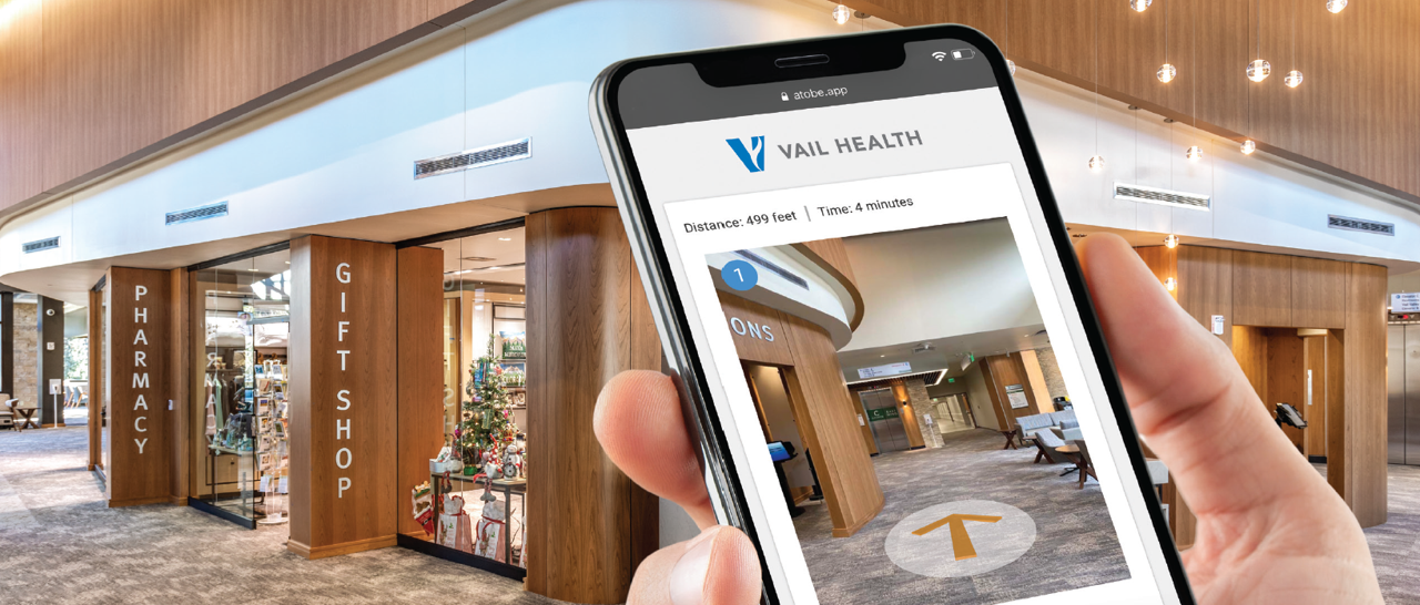 Vail Health Entrance with Eyedog.US